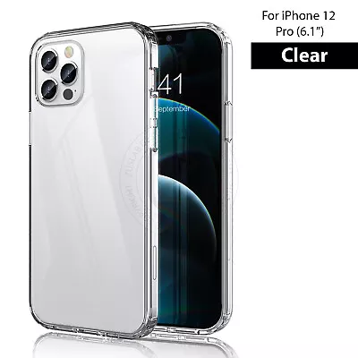 $12.95 • Buy For IPhone 13 12 11 Pro Max Mini XS XR 8 7 Plus Case Clear Slim Heavy Duty Cover