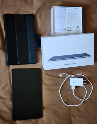 $160 • Buy Samsung Galaxy Tab A7 Lite SM-T220 32GB, Wi-Fi, 8.7  - Grey + Accessories