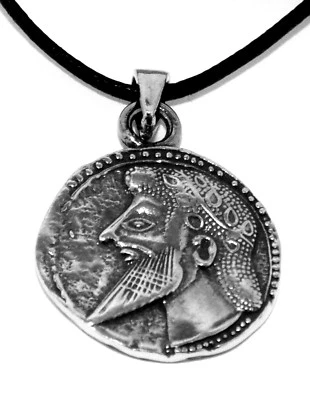 £6.90 • Buy Pewter Dionysus Bacchus Pendant (Greek Olympian God Necklace)