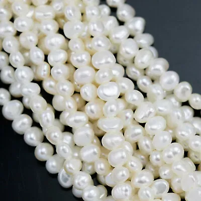 Ivory White Baroque Nugget Freshwater Loose Pearls For Jewellery Making A • £18.99