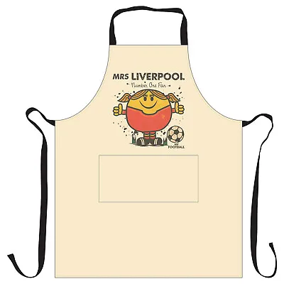 Mrs Liverpool Apron Football Gift For Her Female Girl BBQ Pinny Fan • £9.95