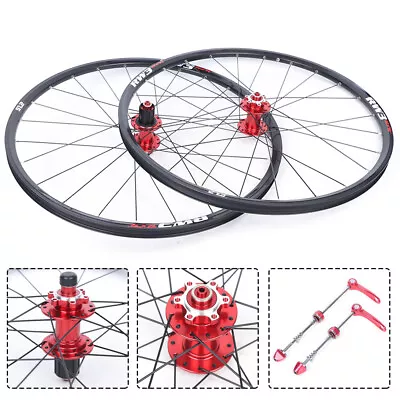 QR 27.5 MTB Mountain Bike Disc Front Rear Wheel Set 8/9/10/11 Speed Hub • $116.85