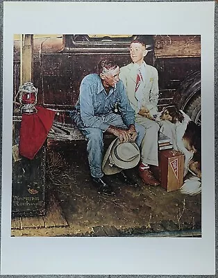 Norman Rockwell 1954 50 Favorites Poster 'Breaking Home Ties' • $5.99