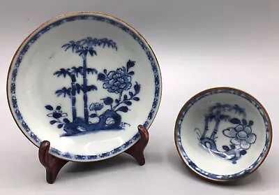 Nanking Shipwreck Cargo Batavian Bamboo & Peony Pattern Tea Bowl & Saucer • £150