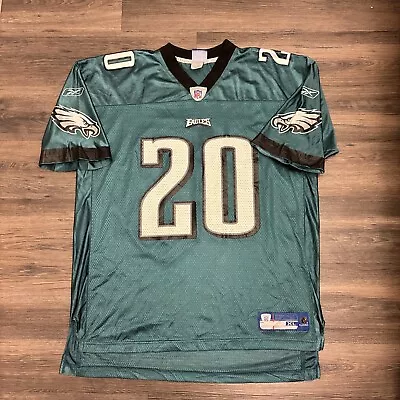 Vintage Philadelphia Eagles Brian Dawkins Jersey Reebok Green Mens Size XL NFL • $59.99