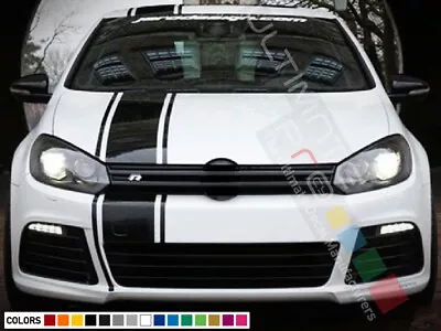 Stripe Kit Sticker Graphic Decal For VW Golf MK 6 GTI Headlight Wing Mirror Lip • $85