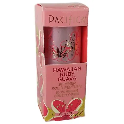 Pacifica Hawaiian Ruby Guava Shimmer Solid Perfume .25oz Brand New In Box • $25.99