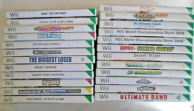 £3 • Buy Nintendo Wii Games All Complete With Manuals - Pick Your Games - Bundle Job Lot
