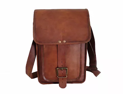 Vintage Leather Messenger Bag Laptop Satchel School Crossbody Shoulder Bags • $50.59