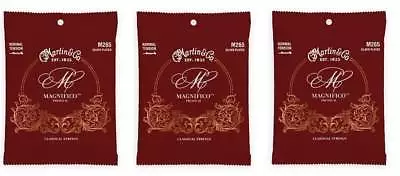 Martin M-265 Magnifico Premium Classical Guitar Strings Normal Tension (3-Pack) • $32.97