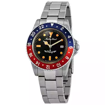 Mathey-Tissot Mathey Vintage Black Dial Pepsi Bezel Men's Watch H900AR • $145.95