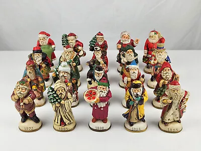 Vintage 1980's Memories Of Santa Collection Lot Of 20 Christmas Ornaments • $99.99