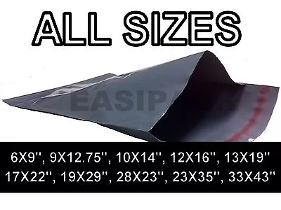 £1.59 • Buy GREY MAILING MAIL BAGS SACKS Robust Packaging For Postal Parcels *ALL SIZES*