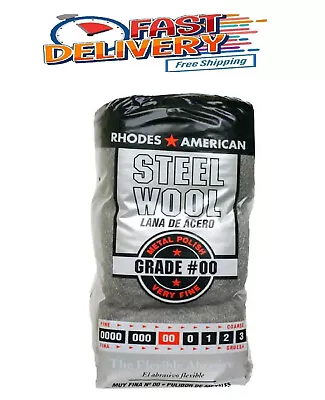 Homax Fine Grade #00 Steel Wool (12-Pad) • $7.29