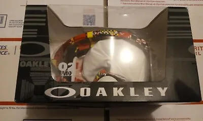 Oakley 02 MX Mosh Pit Red Yellow Snowboarding Goggles New • $55