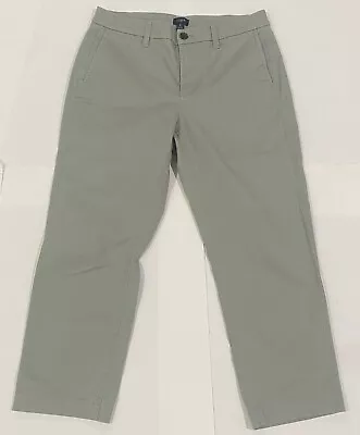 J. Crew Womens Chino Pants Size 6 City Fit Cocktail Mid Rise Gray • $13.74