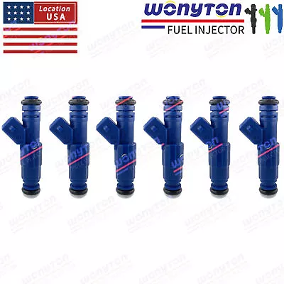 Set 6 Of 36lb Fuel Injectors For Buick Pontiac 3.8 Super 0280155811 • $28.78