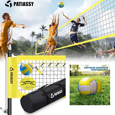 Premium Professional Volleyball Net Set With Adjustable Height Poles With Ball • $105.82