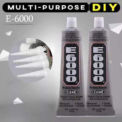 29.7ML E6000 Glue Industrial Strength Crafts Diy Rhinestones • £5.59