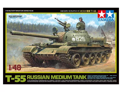 Tamiya 1/48 Russian Medium Tank T-55 • $24.45