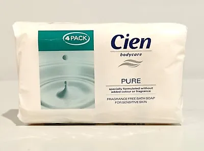 Cien Pure Soap Bars Fragrance Colour Free Natural Sensitive Skin Gentle • £5.99