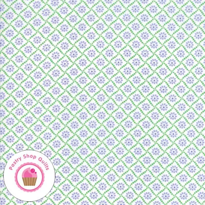 Moda GOOD DAY 22377 22 Purple Green Floral  ME & MY SISTER Quilt Fabric • $5.75