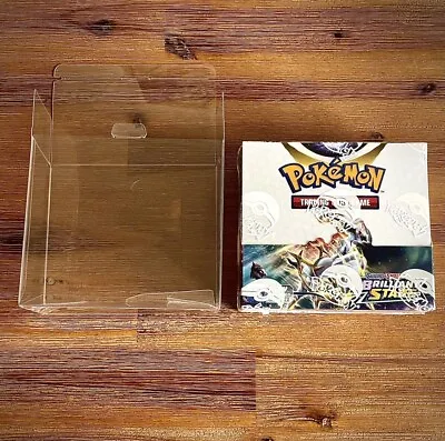 $9 • Buy Pokemon Booster Box Protectors - Rigid Edges ⭐️English Booster Box Size ⭐️