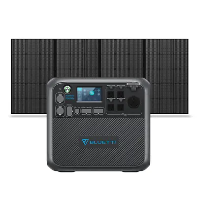 BLUETTI Portable Power Station AC200MAX 2048Wh/2200W+PV350 Solar Panel For RV • $2248