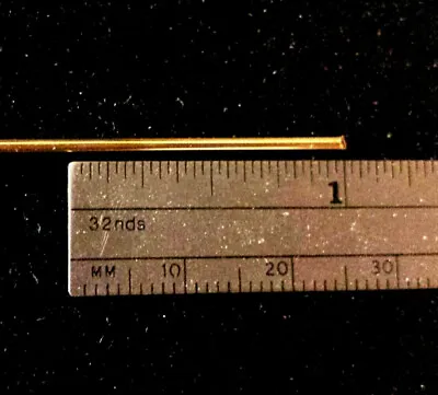 $79 • Buy 1  SOLID 24k .999 Pure Yellow Gold 16ga 16 Gauge STRAIGHT Wire Half Hard 1.29mm