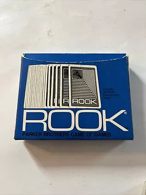 Vintage ROOK Card Game Of Games Parker Brothers Complete With Plastic Case READ • $11.99