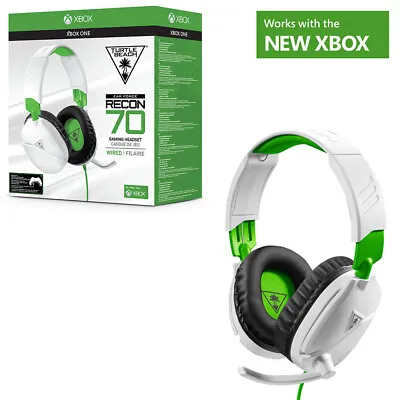 $47.95 • Buy Turtle Beach Recon 70X White Gaming Headset For Xbox One & Xbox Series X