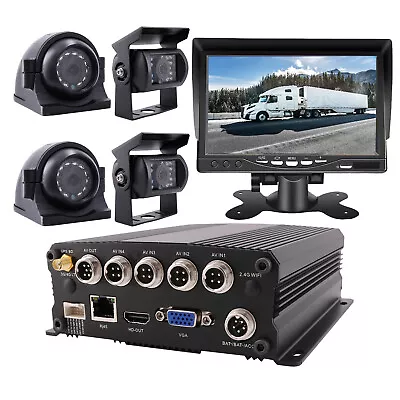 1080P AHD 4CH 512G GPS Car Vehicle DVR Record Rear View CCTV Camera For Fleet • $299