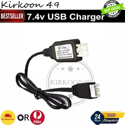 Upgrade 7.4v USB Lipo Battery Charger For 3 PINS Gel Blaster Toy JM Gen 8 9 10 • $14.95