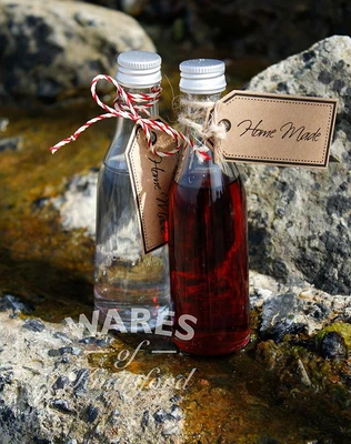£4.15 • Buy Mini Glass Bottles,50ml, Gold /Silver Caps, Packs:1-112, Wedding Favours ,New *