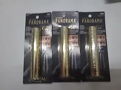 3 L'Oreal Paris Voluminous Panorama  Mascara - 701 Blackest Black • $19.99