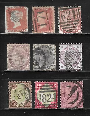 Great Britain Victoria Collection 9 Different Used CV $117.00- Nice Set! • $2.16