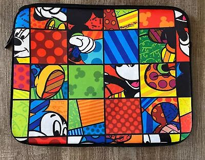 ROMERO BRITTO & DISNEY Mickey Mouse Laptop Sleeve For 15” Laptop • $25