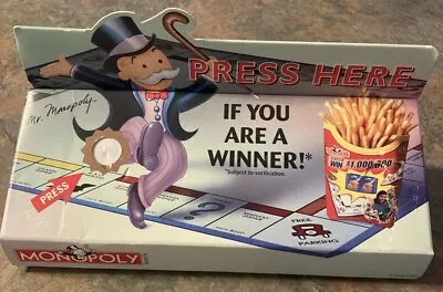 Vintage McDonald's 2000 Monopoly Register Topper Display • $12.99