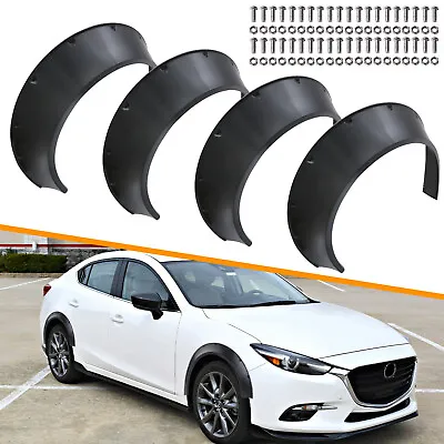 4 Car Fender Flares Wheel Arches Extra Wide Body Kit Fits For Mazda 236 MX-35 • $70.99