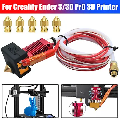 3D Printer Part Nozzle Extruder Heater Hot End Kit For  Creality Ender-3/3 PRO/5 • $10.98