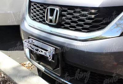 For Lexus Mitsubishi Adjustable Bumper SL Aluminum License Plate Holder Bracket • $7.25