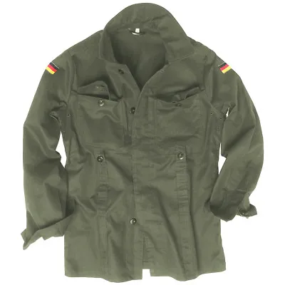 Mil-Tec Bw German Army Tactical Moleskin Mens Shirt Combat Military Jacket Olive • $142.95