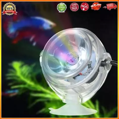 Mini Waterproof Aquarium LED Spotlight Fish Tank Underwater Lamp (Colorful • $18.03