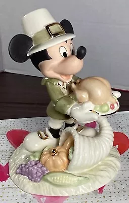 Lenox Disney Mickey's Thanksgiving Feast Mickey For All Seasons Series No Box • $45