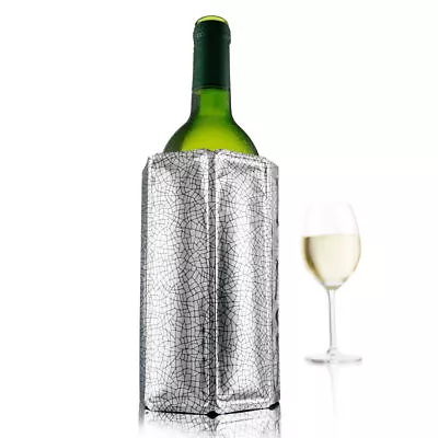 Vacu Vin Active Wine Cooler Silver No Ice Drink Cooler Chiller Vacuvin Brand New • $16.93