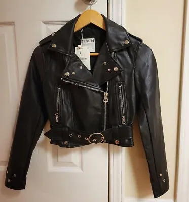 $102.94 • Buy Bershka Faux Leather Jacket