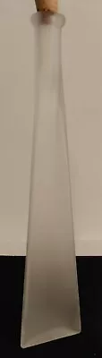 RARE - Mod Dep Bottle Italy With Cork FROSTED GLASS-TRIA. Vintage  Collectible  • $39.74