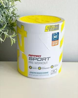 Cellucor C4 Ripped Sport 30 Serve Pre-Workout Arctic Snow Cone 7.4oz Exp 1/2025 • $17.95