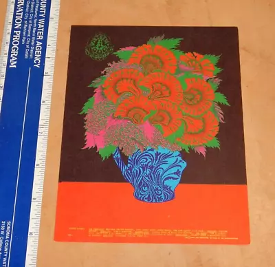 1967 Blue Cheer Lee Michaels Family Dog Avalon Concert Postcard Fd86 Moscoso • $9.99