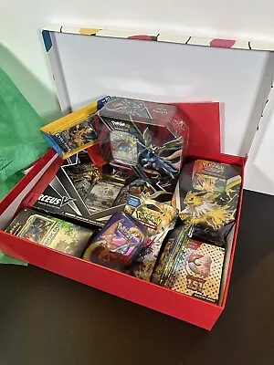 LARGE Pokemon Vintage/ Modern Mystery Box With Singles Packs Boxes And More.! • $100